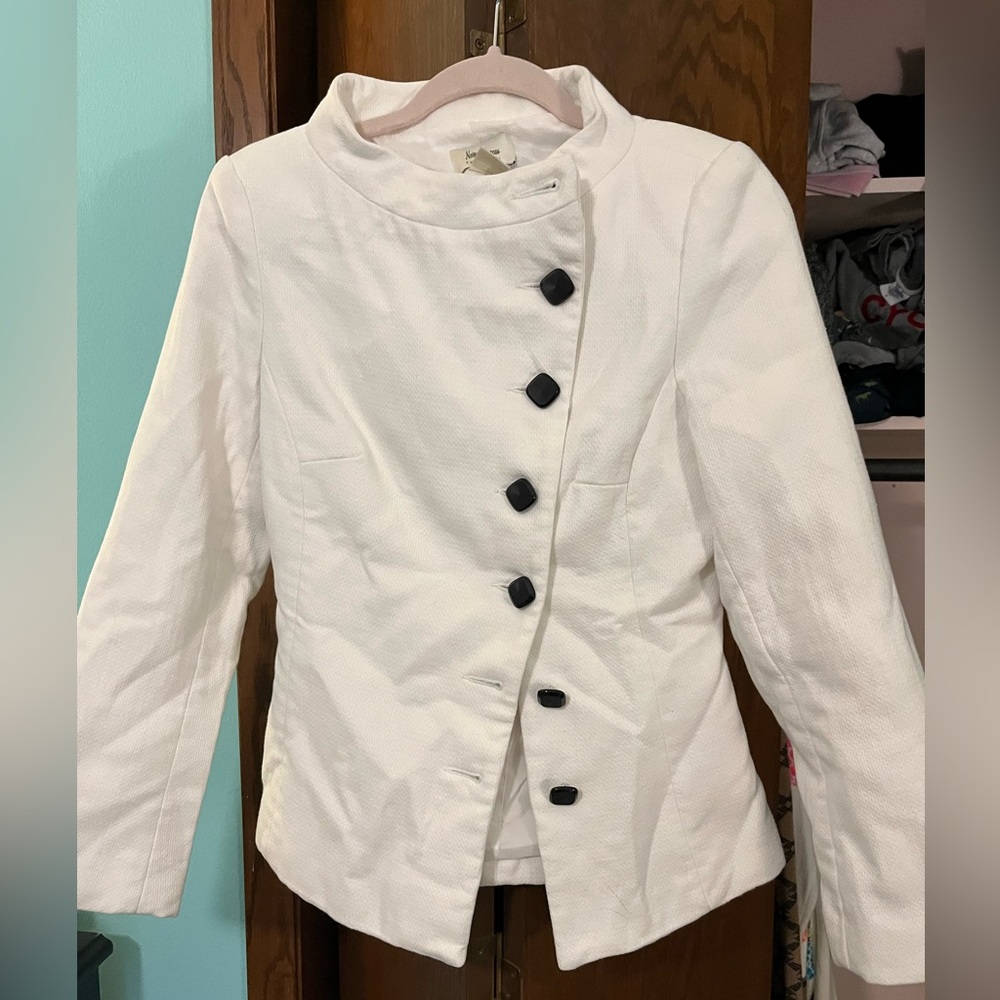 White Button Up Vintage Jacket